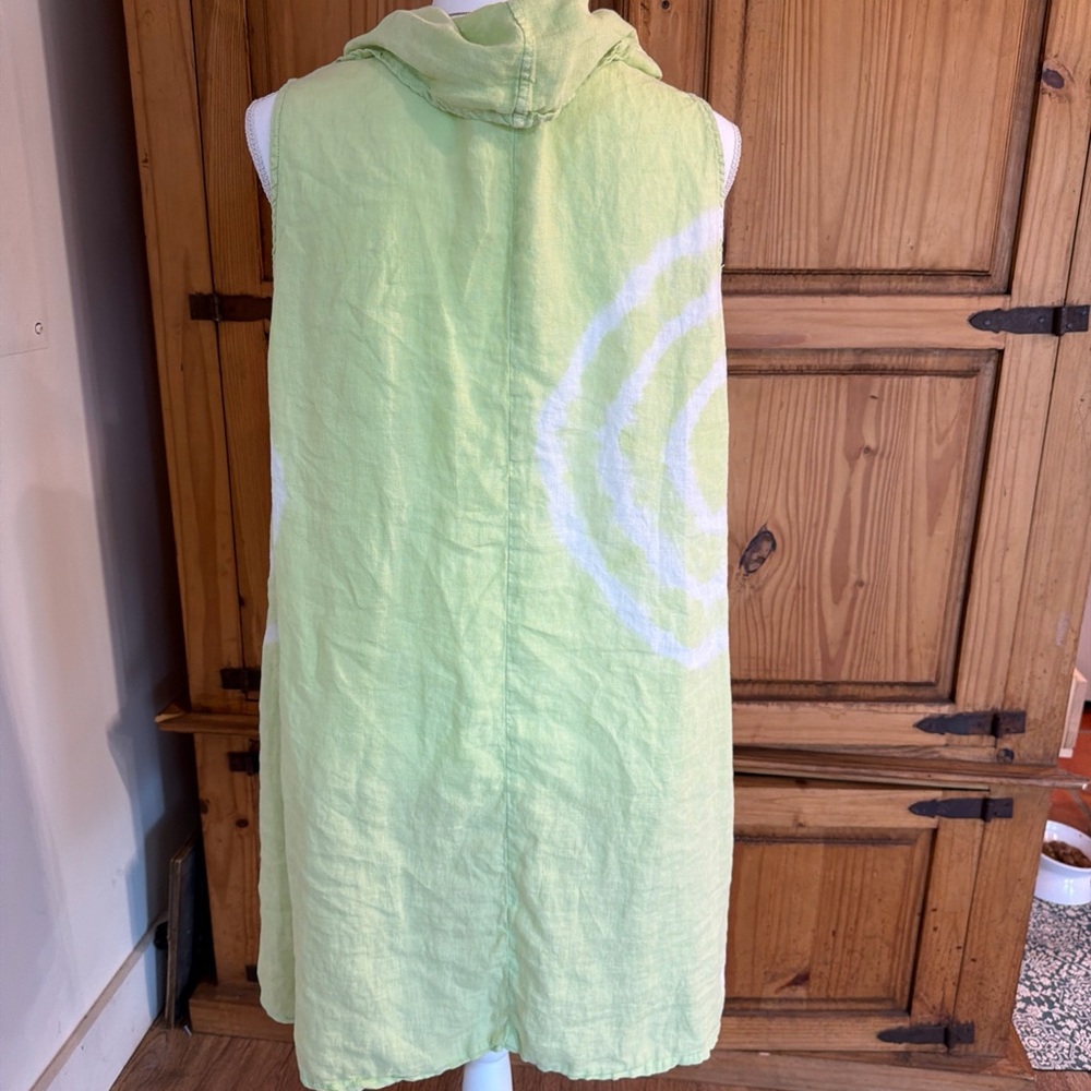 Match Point Lime Green Lightweight Button-Up Shirt - image 7